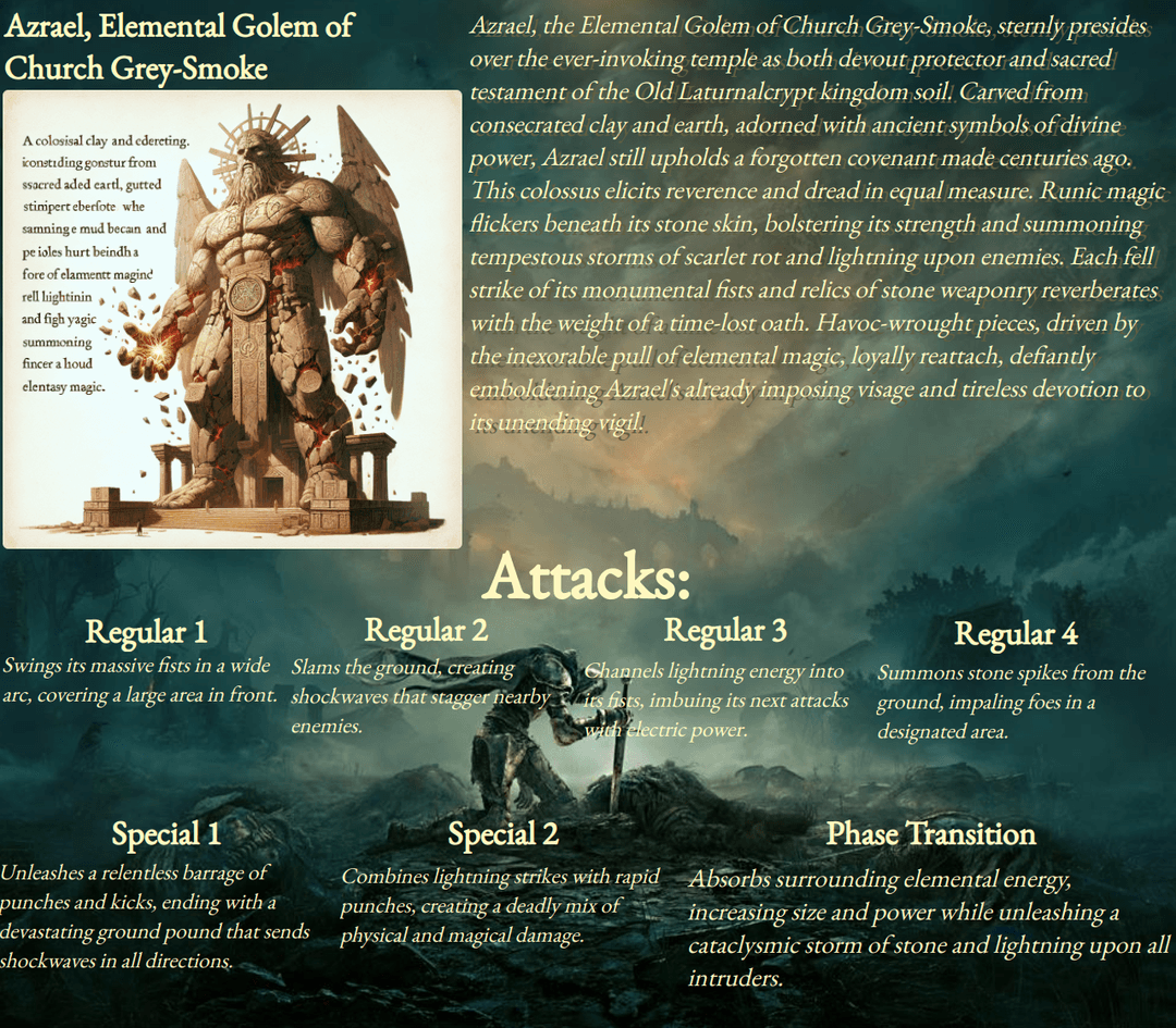 glif - Elden Ring boss generator by Buzzer