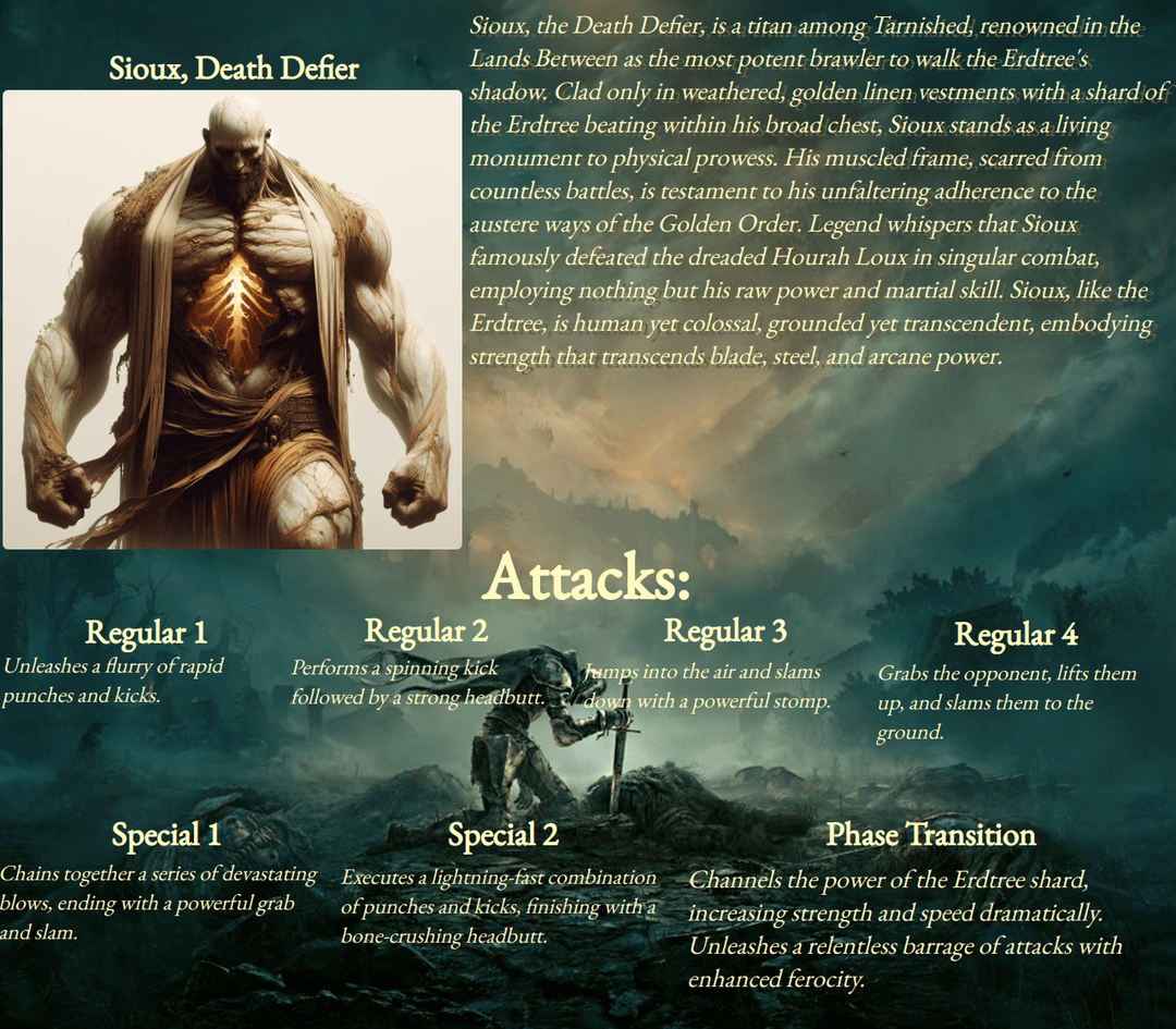 glif - Elden Ring boss generator by Buzzer